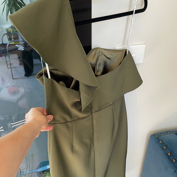 Shilla the Label Khaki Dress - Size M or 10 - Picture 2 of 6